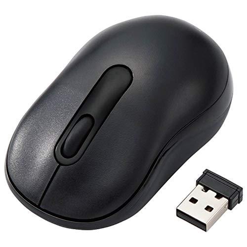 エレコム ワイヤレスマウス M-DY10DRSKBK 静音 抗菌 3ボタン Sサイズ ブラック