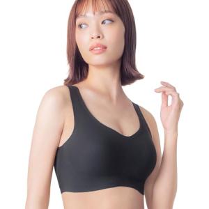 [ウイング/ワコール] ノンワイヤーブラ 綿混素材 ラクなのにきれい ムレにくく快適 【綿の贅沢】 ハーフトップ KB1031 レディース BLの商品画像