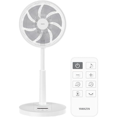 [山善] 扇風機 リビング DCモーター 静音 節電 省エネ 左右自動首振り 温度センサー搭載 風量...