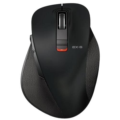 エレコム ワイヤレスマウス Bluetooth EX-G 握りの極み 静音設計 5ボタン Lサイズ ...