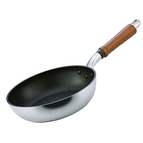 北陸アルミ フライパン 22cm 軽量 ガス火 日本製 深め 軽い 全面均一加熱 時短フライパン 丈...