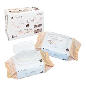 dacco(ダッコ) ベビー手口ふき ふた付 1440枚(120枚×12個) 片手で開閉 ふわぽこシート 84618