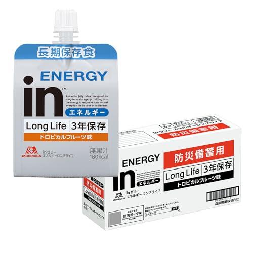 inゼリー エネルギーロングライフ (180g×6個) もしも 備え 長期保存 防災 備蓄 非常食 ...