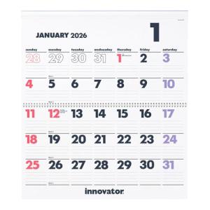 イノベーター 2026年 カレンダー 壁掛け L 31396006