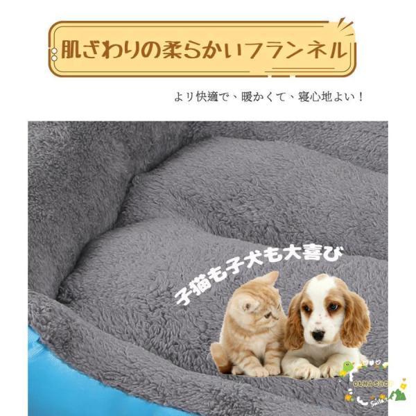 ペットベッド 犬 猫 洗えるベッド 高反発 シニア犬 ペット用 ふわふわ クッション ドッグ キャッ...