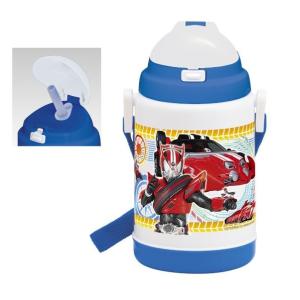 仮面ライダードライブ　ストロー付き保冷水筒　400ml　（水筒）(ben-kamen-sui2)