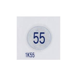 1K105 日東工業 サーモカラーセンサー(不可逆)・標準型1温表示タイプ 発色温度105℃(白→青...