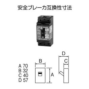 富士電機 一般配線用漏電遮断器 G-TWINシリーズ EW250EAG-3P225K 定格