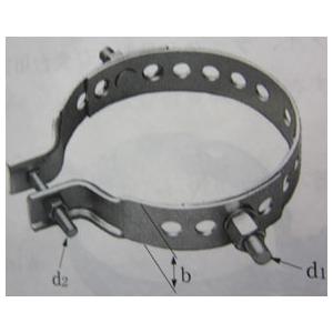3BD-X-10 イワブチ パンザーマスト用自在バンド(Φ100〜Φ160)