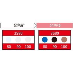 3S80-JP 因幡電機 発熱監視用 温度感知シール サーモカラーセンサー