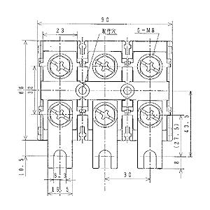 BET3150B パナソニック 盤用端子台(ブレーカー直結形 3P 150A)