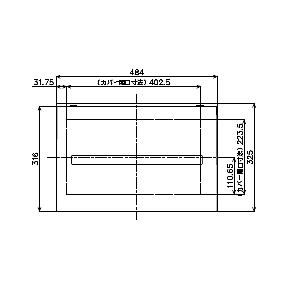 MAG35162 テンパール工業 住宅用分電盤(扉付、露出・半埋込形、16+2