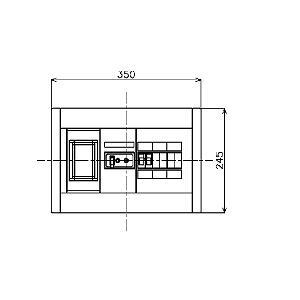 テンパール Яテンパール工業 【YAG2308S】スタンダード住宅用分電盤 横