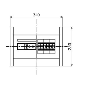 Panasonic（パナソニック） BQWB3236：住宅用分電盤(露出形)(ドア無