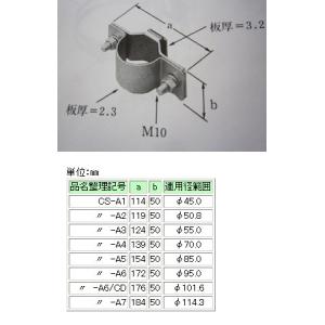【6/9ポイント最大22％】CS-A6-CD イワブチ ケーブル支持金具(適用管径 101.6mm)｜nagamono-taroto