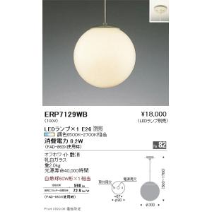 遠藤照明 ERP7129BB ペンダントライト 黒 φ300 ランプ別売 : コネクト