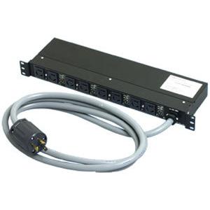HKC2650PT アメリカン電機 1Uコンセントバー 高機能タイプ 引掛形×8（引掛形 NEMA ...