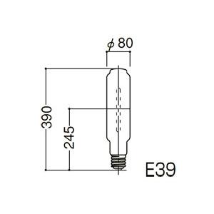 【5/12ポイント最大17％】NHT940L-M 岩崎電気 アイ サンルクスエース (940W・アクロスター・アクロスペース専用、E39、透明形)｜nagamono-taroto