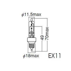 【5/12ポイント最大17％】JD110V65WN/P/EX11 岩崎電気 アイ クールハロゲン (JD) (65W、EX11、JD-N/P/EX11)｜nagamono-taroto