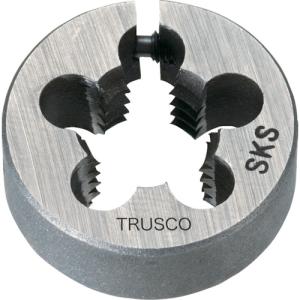 LT38D-3X0.5 TRUSCO 左・アジャスタブル丸ダイス 38径 M3X0.5 (SKS) ...