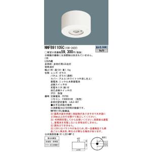 Panasonic NNFB91205C 非常灯 Panasonic 受注品 NNFB91205C HACCP向け 天井直付型 昼白色