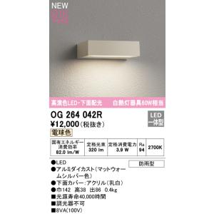 【6/9ポイント最大22％】OG264042R オーデリック LED表札灯｜nagamono-taroto