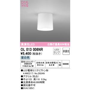 OL291090NR オーデリック LED小型シーリングライト 昼白色【OL291090ND 