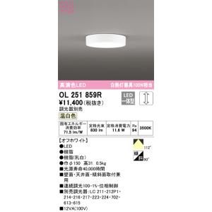 OL251360R オーデリック LED小型シーリングライト 電球色【OL251360の