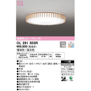 ODELIC（オーデリック） シーリングライト 【OL291503BCR】【OL 291