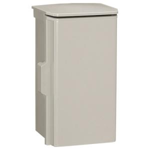 OP12-2525BA 日東工業 プラボックス(屋根付、ABS樹脂製、ベージュ色、250×250×120)