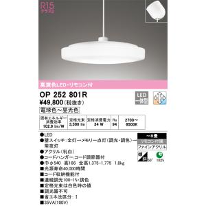 OP252546LR オーデリック LEDペンダントライト プラグタイプ アクア