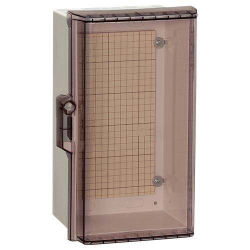 P20-45CA 日東工業 プラボックス(透明扉、ABS樹脂製、ホワイトグレー色、400×500×2...