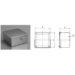 PXS2515 電成興業 防水型プルボックス[ステンレス製](250×250×150)
