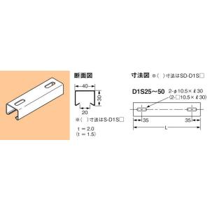 S-D1S50 ネグロス ワールドダクター 短尺ダクターチャンネル(天井・壁面用)