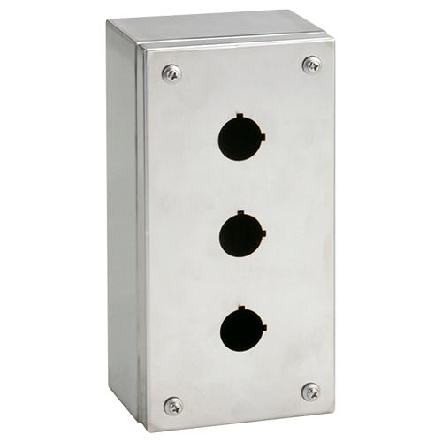 SCS-3H22 日東工業 コントロールステーションボックス・ステンレス(φ22穴加工×3) 塗装な...