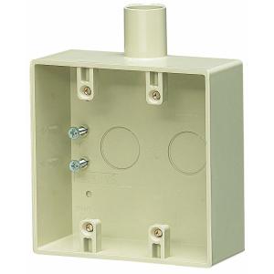 未来工業 SW1-22WJ 露出スイッチボックス 2ヶ用（1方出） 適合管