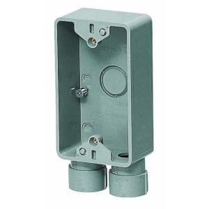 未来工業 SW1-22WJ 露出スイッチボックス 2ヶ用（1方出） 適合管