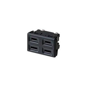 WCF1021B パナソニック はめ込みWコンセント ULCSA クロ