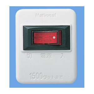 WHS2001WP パナソニック スイッチ付タップ