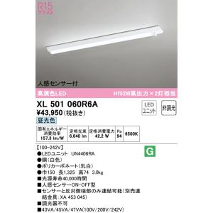 【6/9ポイント最大22％】XL501060R6A オーデリック 人感センサー付 直付型LEDベースライト 昼光色｜nagamono-taroto