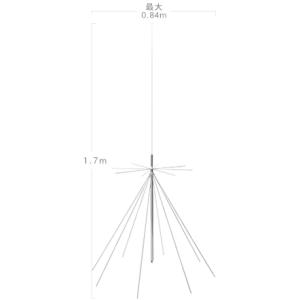 D3000N　スーパーディスコーンアンテナ 25〜3000MHz受信 50/144/430/904/...