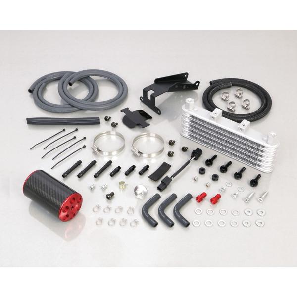 キタコ　スーパーオイルクーラーＫＩＴ（オイルキャッチタンク付）５段　レッド　モンキー１２５（ＪＢ０２...