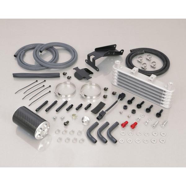 キタコ　スーパーオイルクーラーＫＩＴ（オイルキャッチタンク付）５段　シルバー　モンキー１２５（ＪＢ０...