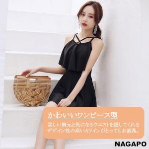 水着 レディース ワンピース 体型カバー 大人...の詳細画像4