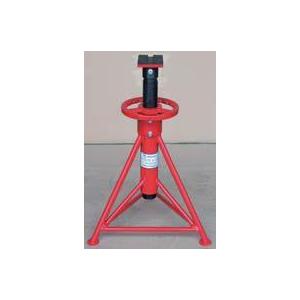 長崎ジャッキ ねじ調整式リジットラック6t 最高位760mm NCJ-760 ハイタイプ ゴムパット付 馬ジャッキ 直送