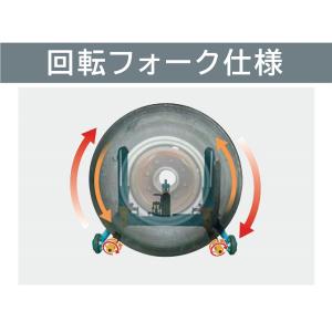 長崎ジャッキ ホイルドーリ スタンダードタイプ NWD-500GR 回転