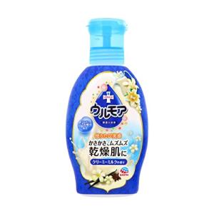 保湿入浴液 ウルモア 入浴剤 乾燥肌に しっとり とろとろ とろみの湯 クリーミーミルク 600mL｜nagasaki0705