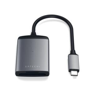 Satechi USB-C アルミニウム UHS-II Micro/SDカードリーダー 高速データ転送 タイプC (MacBook Pro,｜nagasaki0705