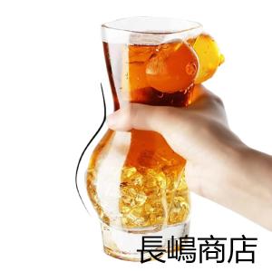 人体カップ 透明ガラス おもしろ食器 ビールグラス ビールジョッキ インテリア 筋肉 マグカップビッグチェストビールカップ400ml/700ml 耐久性のある 食洗機対応