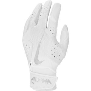 NIKE nike野球 バッティング手袋 バッティンググローブ ナイキ 合成皮革 ユース アルファ ...